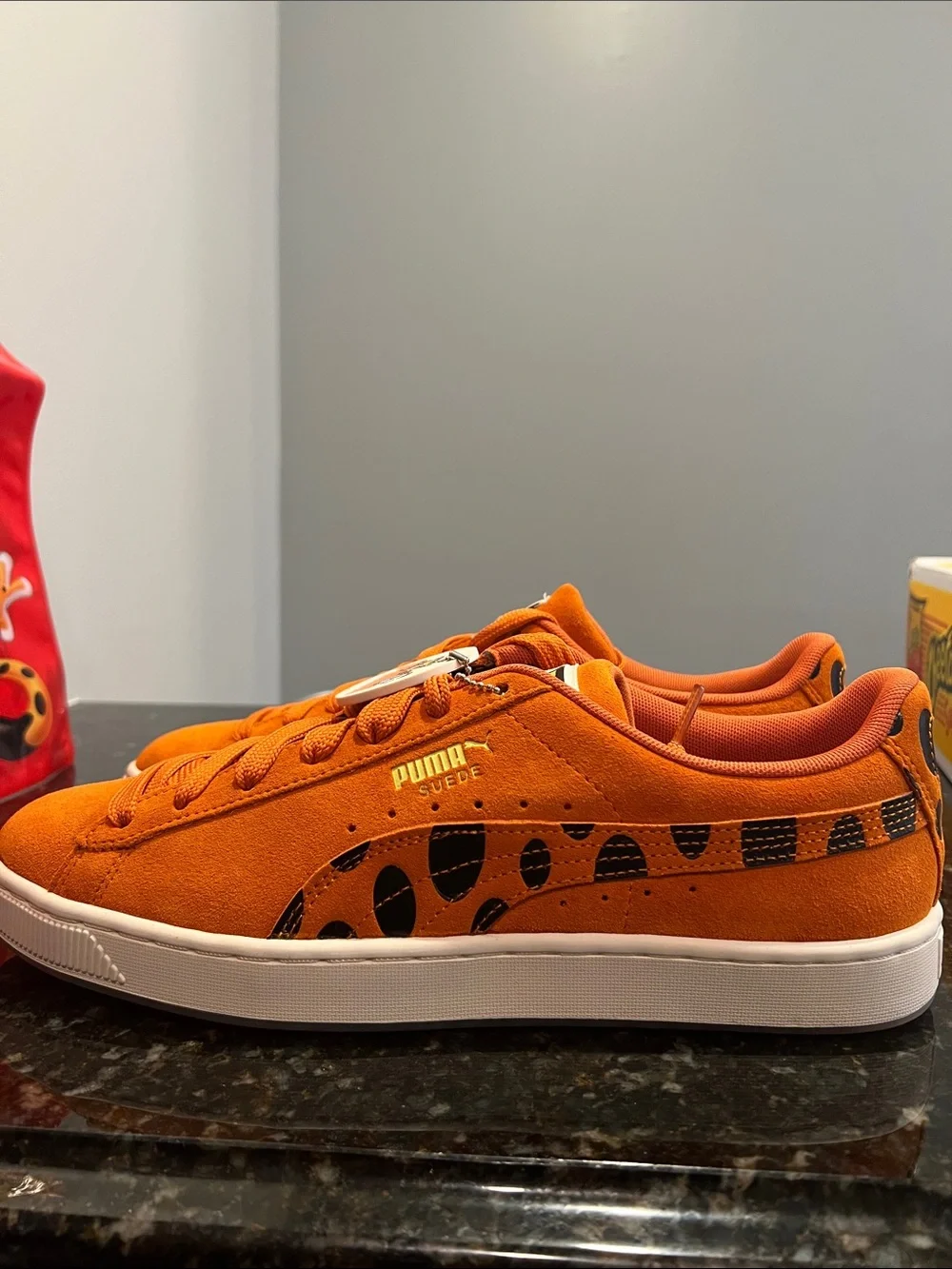 New Puma Cheetos Chester Suede Sneakers - Orange and black Men’s 10
